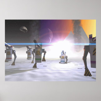 Affiche Atterrissage alien