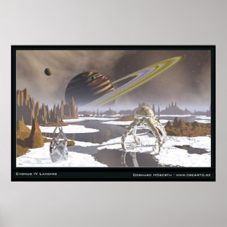 Affiche Atterrissage de Cygnus IV