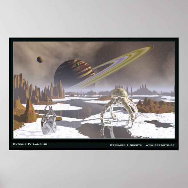 Affiche Atterrissage de Cygnus IV (Devant)