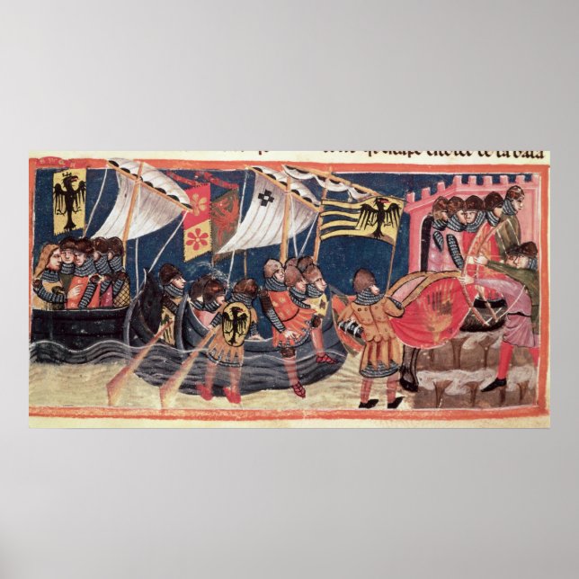 Affiche Atterrissage de Julius César en Angleterre (Devant)