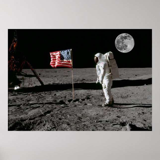 Affiche Atterrissage sur la Lune ou est-ce le cas ? (Devant)