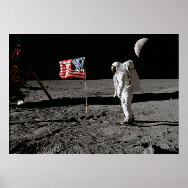 Affiche Atterrissage sur la Lune ou est-ce le cas ? (Devant)