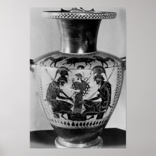Affiche Attic black figure hydra