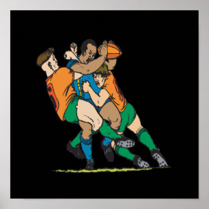 Affiche Attirail 2 de rugby