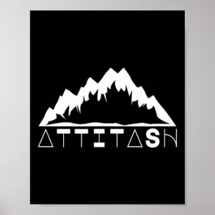 Affiche Attitash Ski Et Sport D'Hiver De Montagne