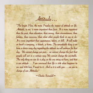 Affiche Attitude.