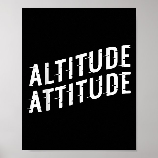 Affiche Attitude d'altitude (Devant)