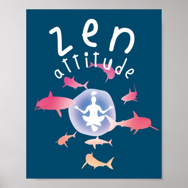Affiche Attitude zen (Devant)