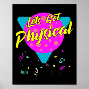 Affiche Attractions physiques Salle de gym Totalement Rad 