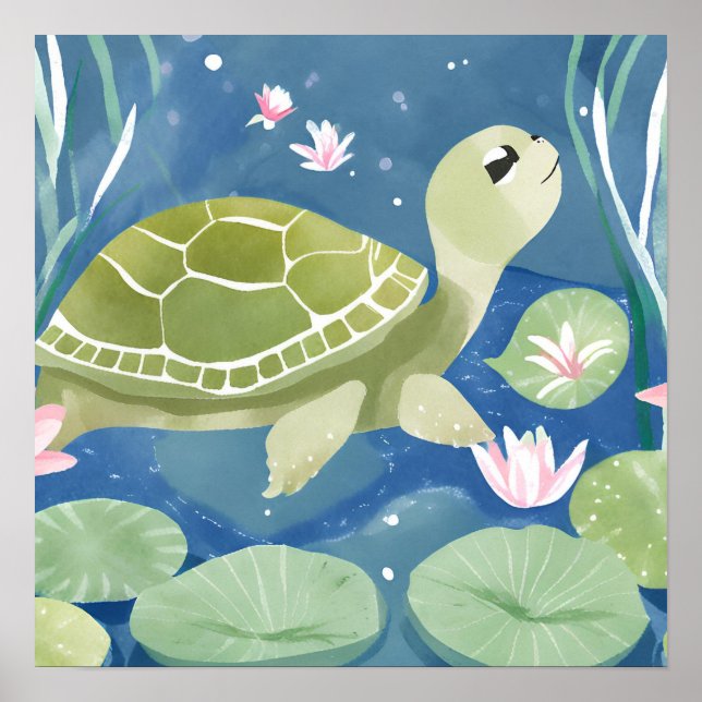 Affiche Attrape-moi si tu peux la tortue (Devant)