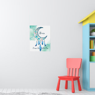 Affiche Attrape-rêves personnalisé pour enfant