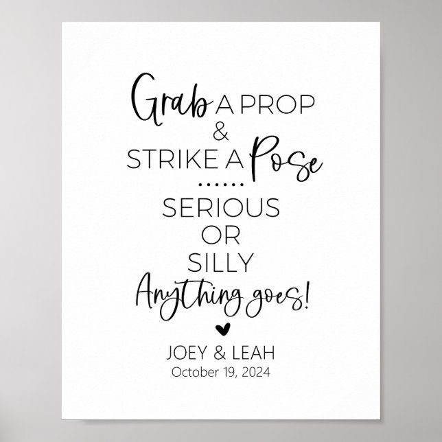 Affiche Attrapez une attaque à la main un poteau Photo Boo (Devant)