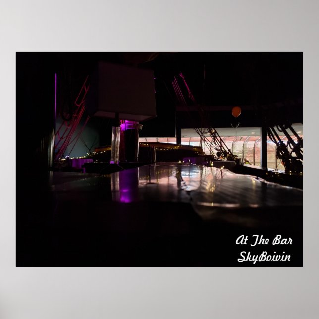 Affiche au bar (Devant)