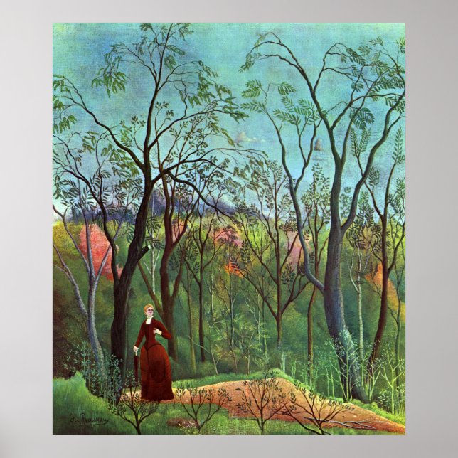 Affiche Au bord d'une forêt (Devant)