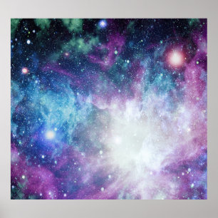 Affiche Au-delà des Merveilles Abstraites du Cosmos de l'U
