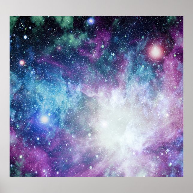 Affiche Au-delà des Merveilles Abstraites du Cosmos de l'U (Devant)