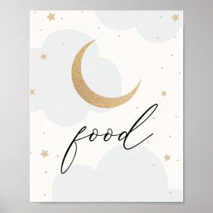 Affiche Au-dessus de la lune Twinkle Star nourriture