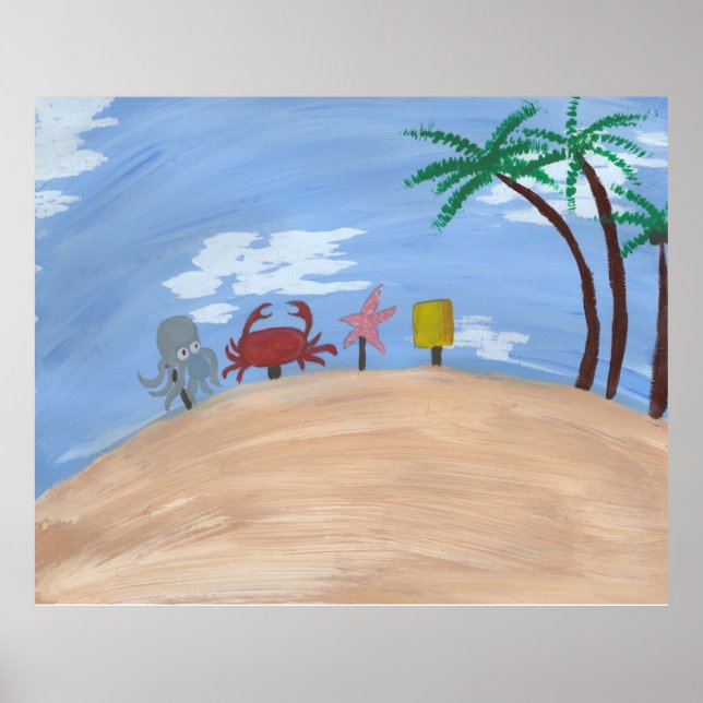 Affiche Au-dessus du fond du bikini (Devant)