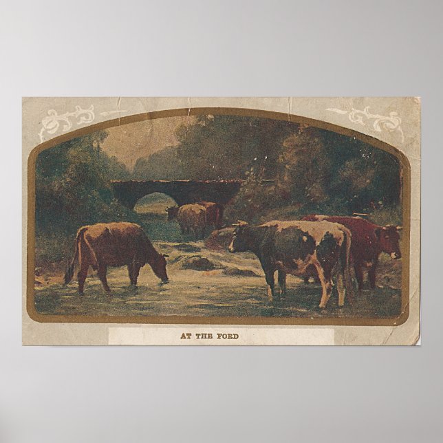 Affiche Au Ford Postmark Brighton, IA déc. 7, 1910 (Devant)