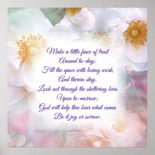 Affiche Au jour le jour de l'aide de Dieu