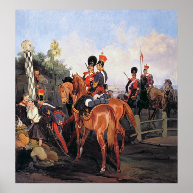 Affiche Au Mile Stone, 1859 (Devant)