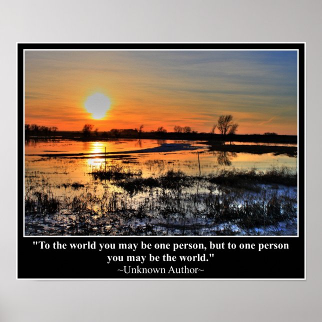 Affiche Au monde.......... (Devant)