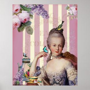 Affiche Au petit Trianon de Thé - s'est levé