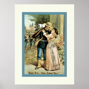 Affiche Au revoir, - Dieu vous épargne !~Guerre civile Vin