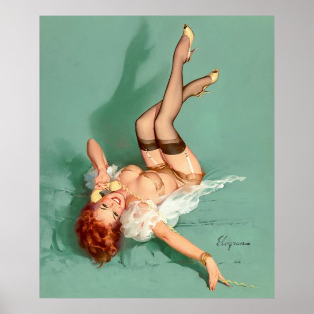 Affiche Au téléphone (Devant)