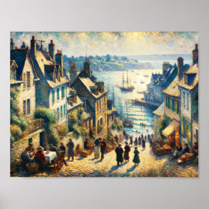 Affiche Aube au Village balnéaire