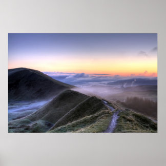 Affiche aube brumeuse