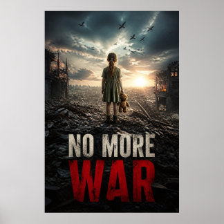 Affiche Aube de plus de guerre au-delà de l'affiche des ru