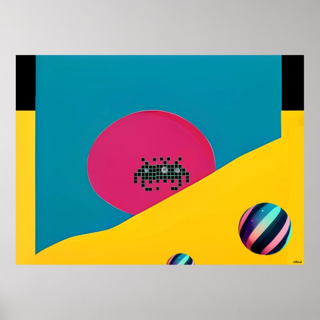 Affiche Aube d'un monde merveilleux d'étoiles (Devant)