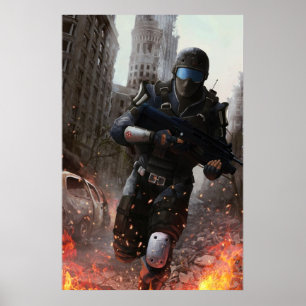 Affiche Aube nucléaire - assaut de CT