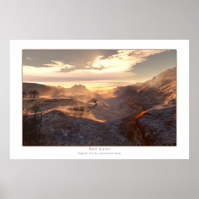 Affiche Aube rouge (Devant)