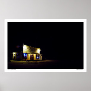 Affiche Auberge alpine (couleur)