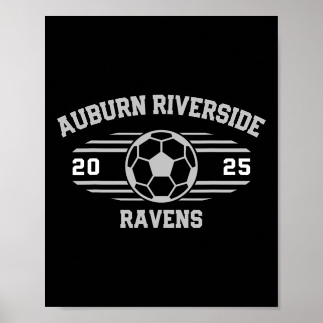Affiche Auburn Riverside Ravens Football Byll 2025  (Devant)
