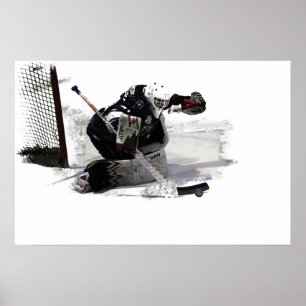 Affiche Aucun but Hockey Goalie