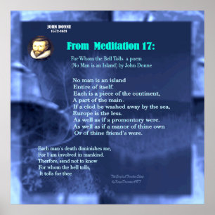 Affiche Aucun homme n'est une île