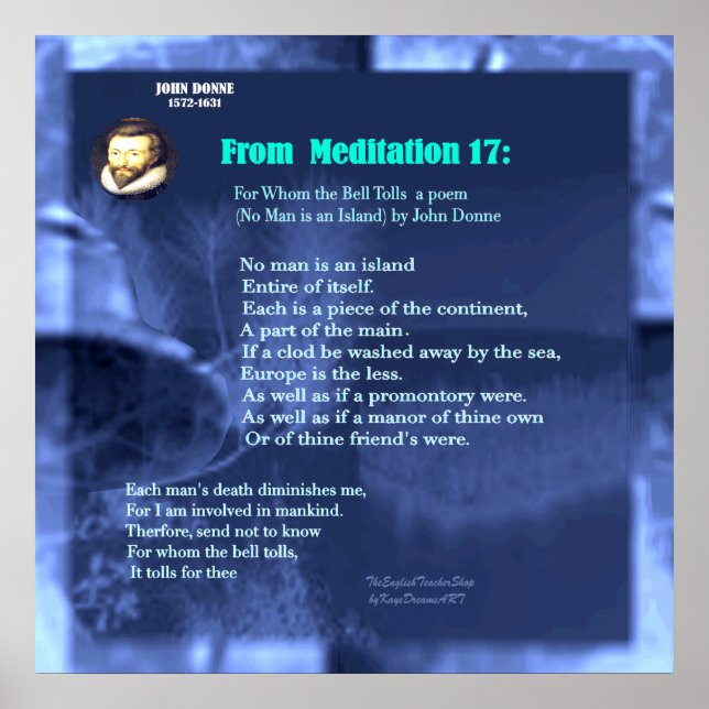 Affiche Aucun homme n'est une île (Devant)