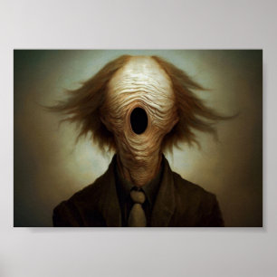 Affiche Aucun portrait d'horreur faciale