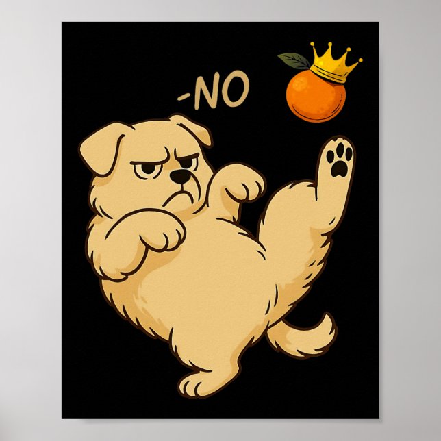 Affiche Aucun roi en Amérique Chien (Devant)