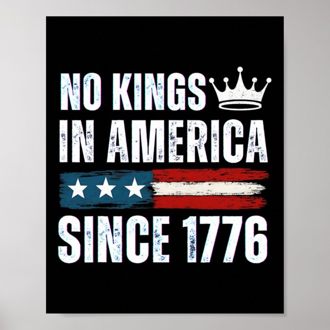 Affiche Aucun Rois En Amérique Depuis 1776 16 (Devant)