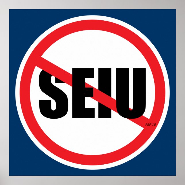 Affiche Aucun SEIU (Devant)