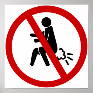 Affiche AUCUN ⚠ thaïlandais drôle de signe de toilette de