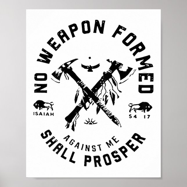 Affiche Aucune arme formée contre moi ne prospérera _1  (Devant)