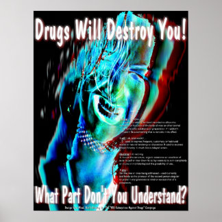 Affiche Aucune drogue