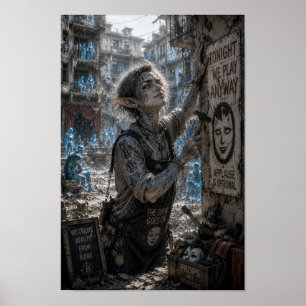 Affiche Audace / Travailleur de théâtre / Immeuble d'appar