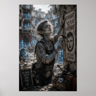 Affiche Audace / Travailleur de théâtre / Immeuble d'appar