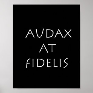 Affiche Audax à fidelis